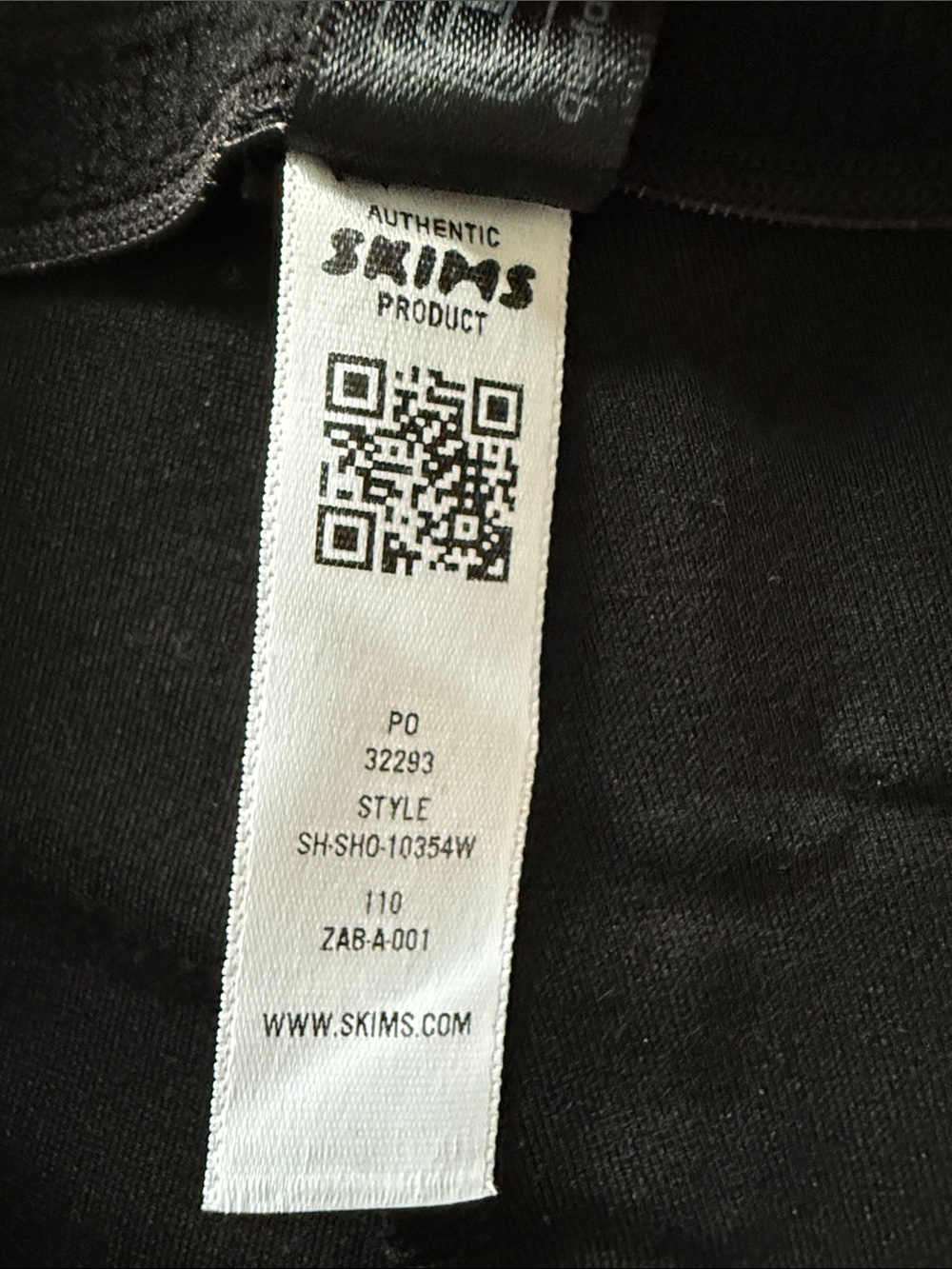 SKIMS The Essential Pants High Waist Hot Short - Obsidian Small - Picture 12 of 12
